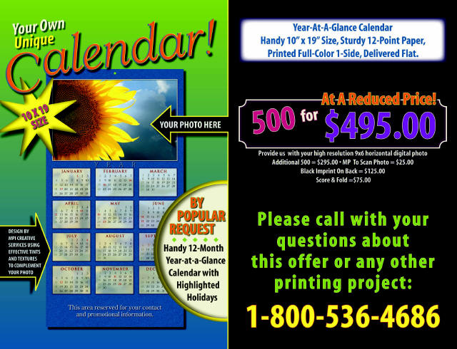Calendar Special