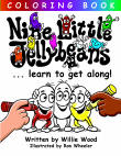 Nine Little Jellybeans Coloring Book
